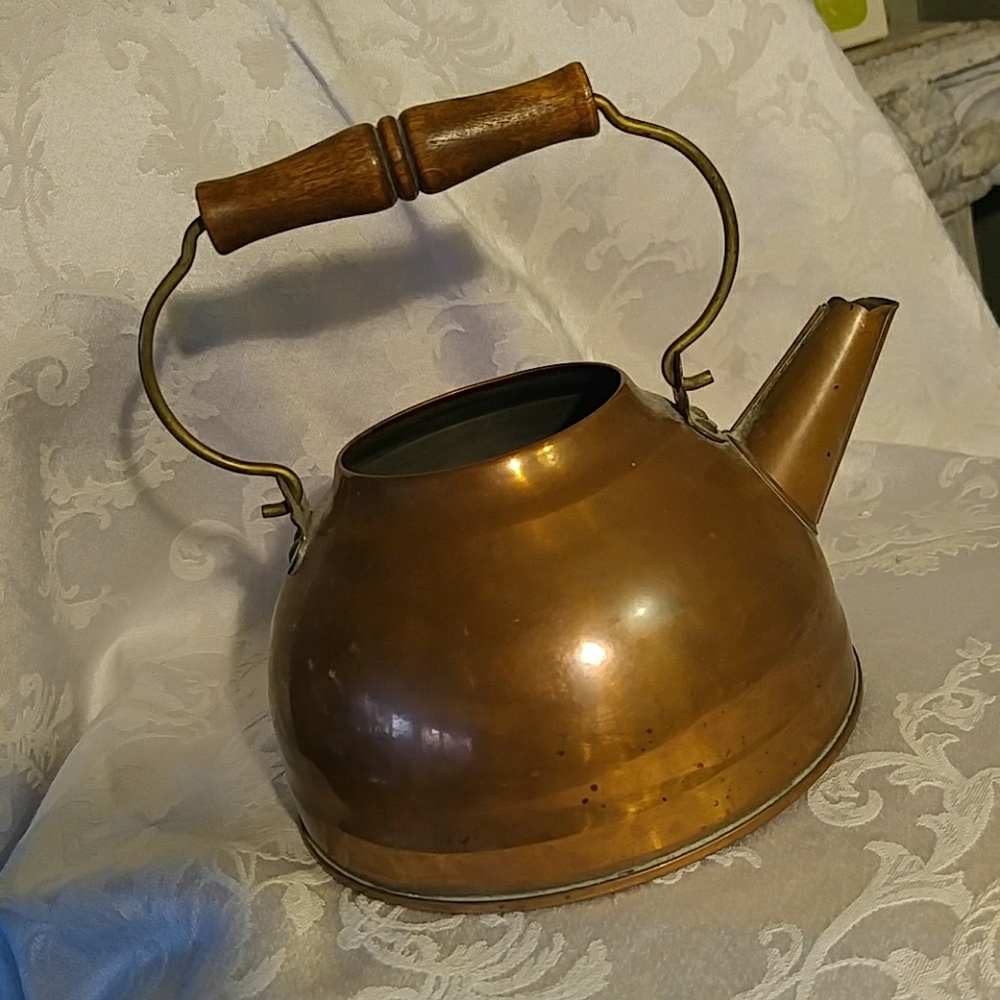 Vintage Copper Kettle - NO LID